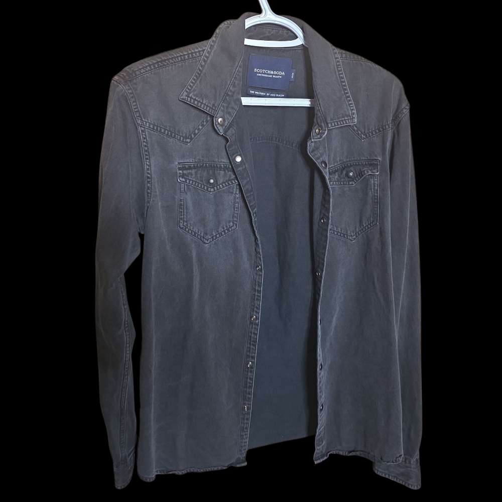 Scotch & Soda Charcoal Shirt Jacket